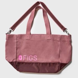 Figs bag Mauve Laminated bottom. NWOT